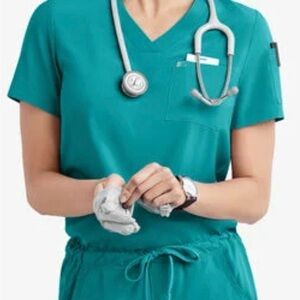 Easy Stretch Women's Teal Top and bottom